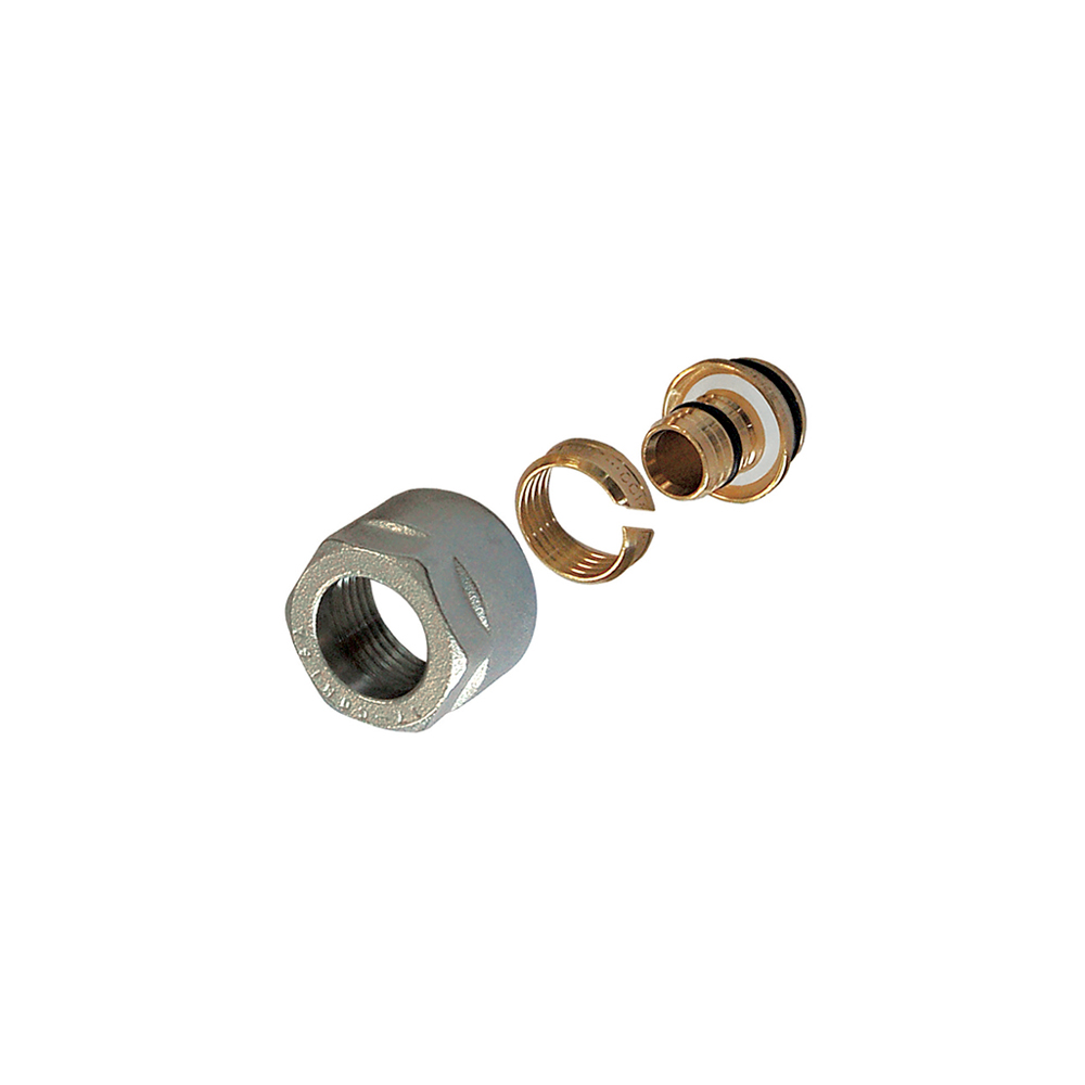 SYSCLIMA - Racor roscado ¾ eurocono PEX/PERT/Mult.14 x 2