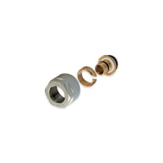 SYSCLIMA - Racor roscado ¾ eurocono PEX/PERT/Mult.14 x 2