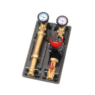 HERZ - Grupo hidráulico Directo DN 25 con circulador Halm 6 m