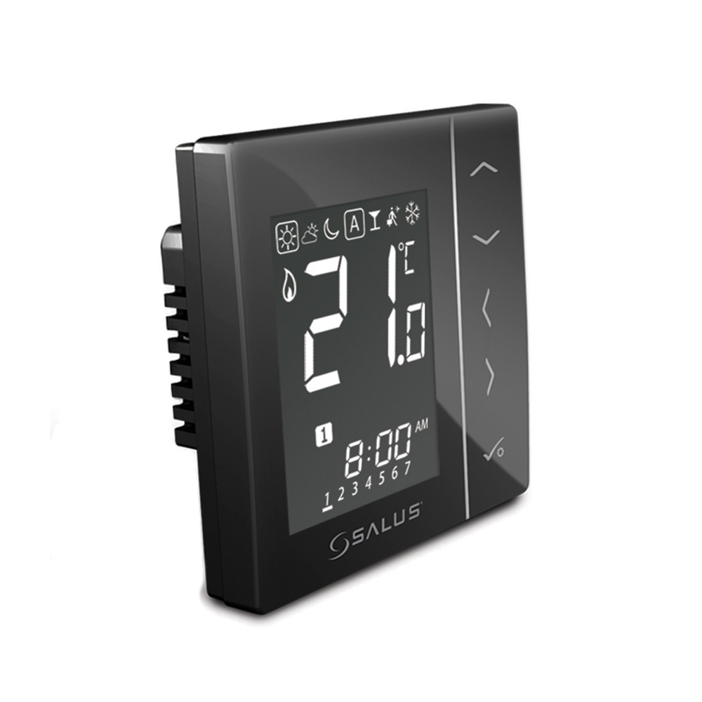 SALUS - Controlador digital VS 10 BRF NEGRO