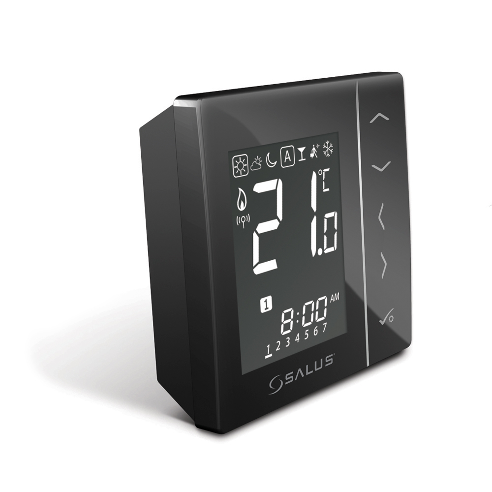 SALUS - Cronotermostato digital VS 20 BRF NEGRO